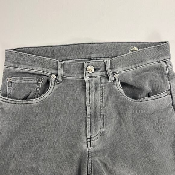 Faherty Stretch Terry 5-Pocket Pant - Slate Gray MBC0020 Size 30x31 - Picture 3 of 16